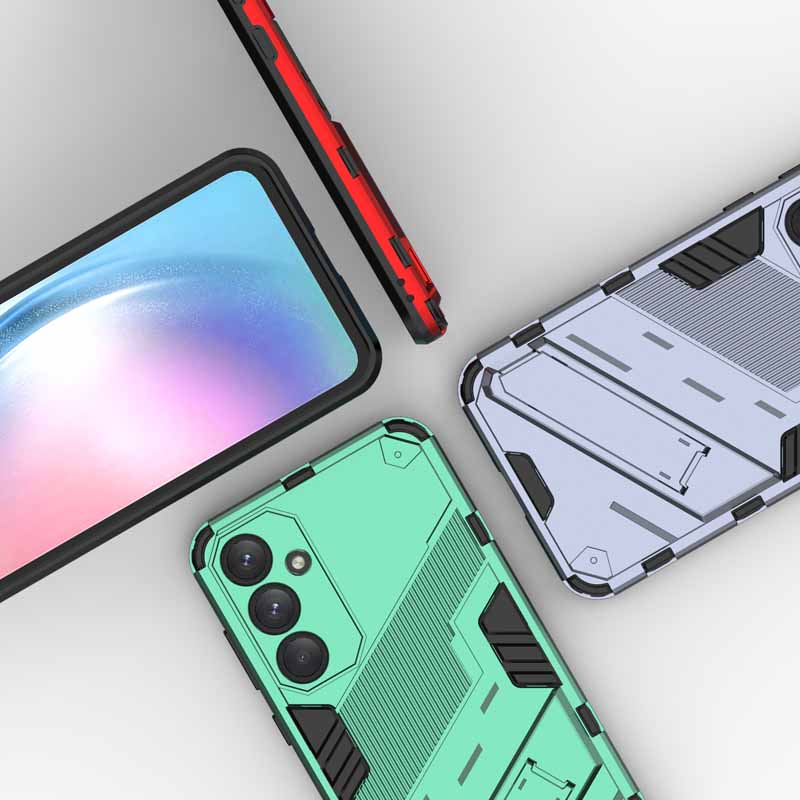 Shockproof Case For Samsung A15 A25 A35 A55 A05 A05S Armor Holder Back Coque for Galaxy A14 A24 A34 A54 5G A04 A04S A04E Cover