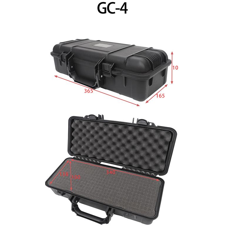 Verktygslåda i plast Förseglad Vattentät Utrustningslåda Stöttålig Instrumentlåda Säkerhetsskyddande Verktygslåda Bärbar Utomhuslåda