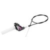 7/8"22mm Motorcycle Quick Twist Gas Throttle Handle Grips With Throttle Cable 1200mm DirtBike Motocross ATV Modified Accessories Throttles 2