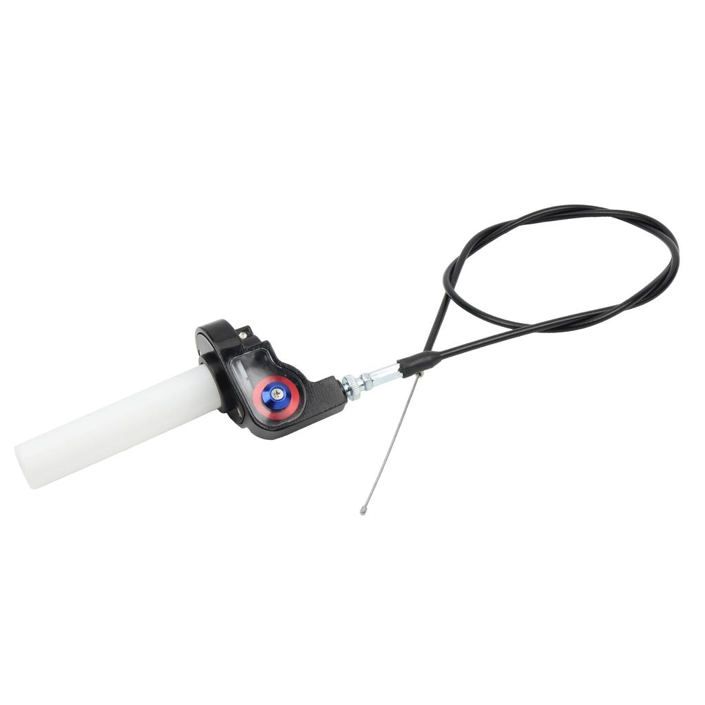7/8"22mm Motorcycle Quick Twist Gas Throttle Handle Grips With Throttle Cable 1200mm DirtBike Motocross ATV Modified Accessories Throttles 2