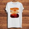 Desert Sunset Cactus Vibes Funny Vintage TShirtHomme Short Sleeve Casual T ShirtUnisex Streetwear TeeBreathable Print