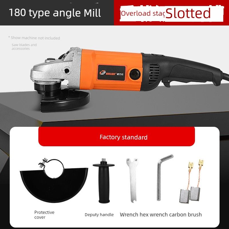 

180/230 Угловая шлифмашина большого угла Режущая машина для камня Полировальная машина Режущая машина для камня Шлифовальная машина Высокомощная пазовальная машина 180 heavy-duty stand-alone