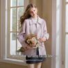 Xiangying 100% Wool Double-Sided Short Peacoat