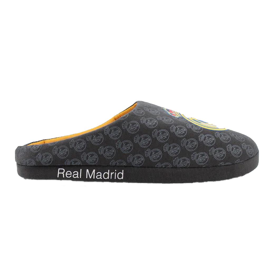 Real Madrid CF Mens Repeat Logo Mule Slippers