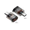 Type-C OTG Adapter Converter Support 10Gbps Data Transfer 120W Charging USB C Male to USB 3.2 Female Adapter Portable