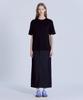 BASIC HOUSE Women'S 40-Count Relaxed Fit Crew Neck Short Sleeve T-Shirt Black Lats0209