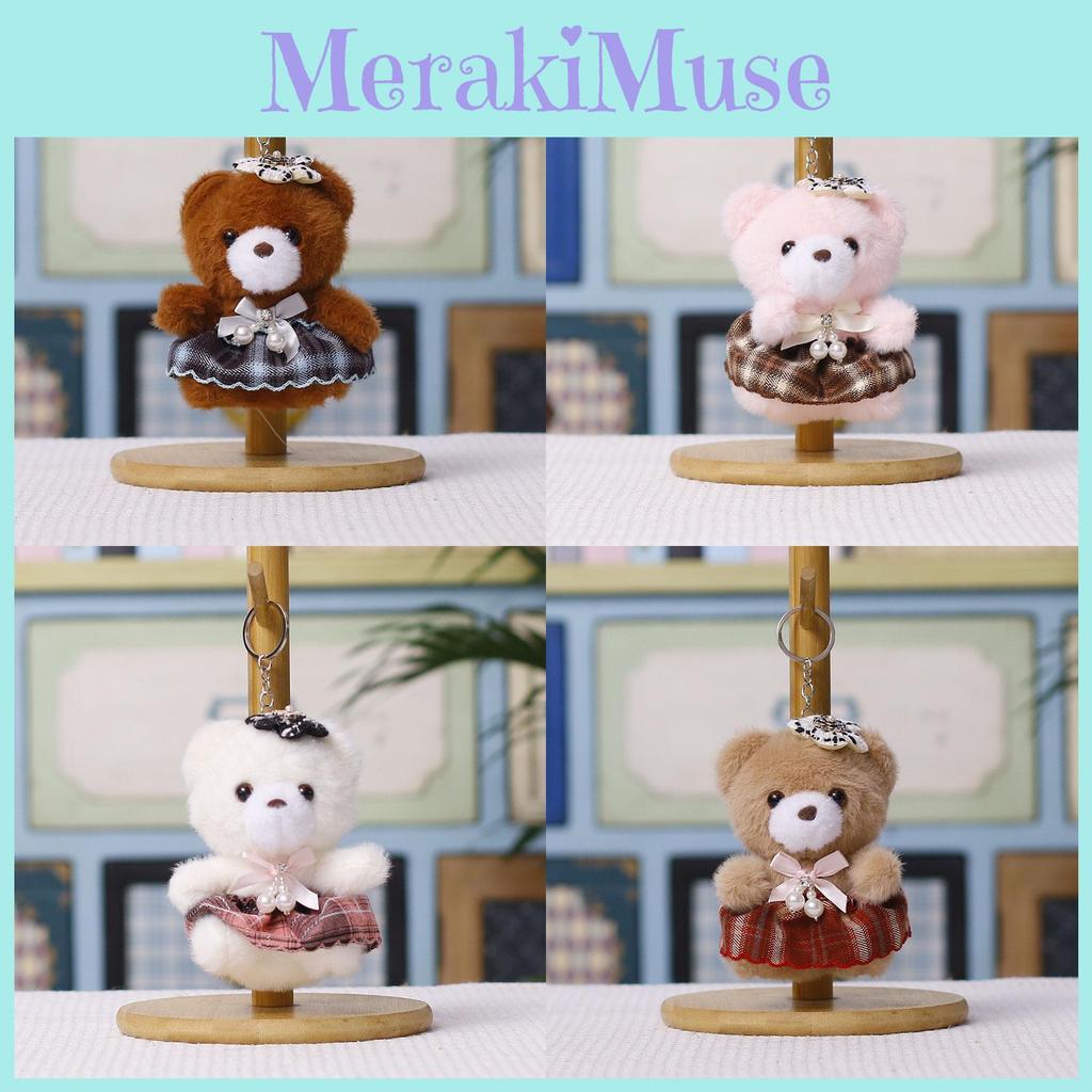Plush Bear Keychain With Cute Dress For Kids And Adults Gift Idea