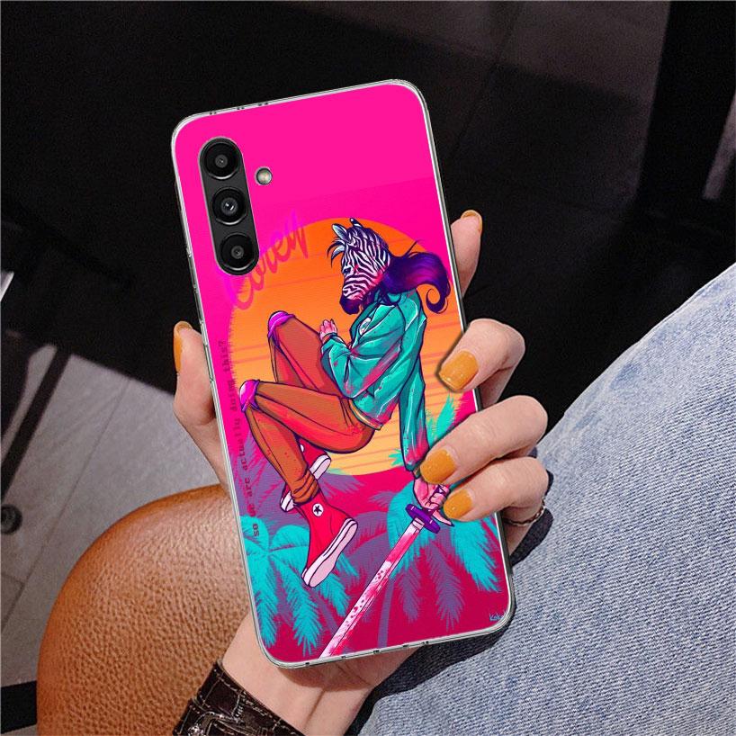 Game Hotline Miami Phnoe Case for Samsung Galaxy A17 A37 A57 A16 A26 A36 A56 A15 A14 A13 A55 A54 A53 A35 A34 A33 A25 A24 A23 A52
