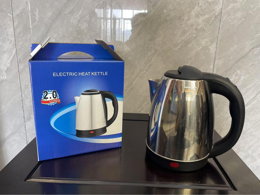 Stainless Steel 2L Electric Kettle with Inner Steel Lid