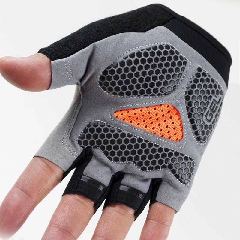 Cycling Half-finger Gloves Velcro Sunscreen Men and Women Non-slip Summer Bicycle Pads Fitness Fishing Gloves