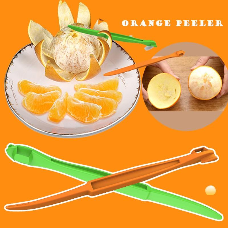 Portable Orange Peeler Plastic Citrus Peeling Wire Stripper Peeling Tool Kitchen Tool7
