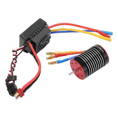 F540 3930KV Waterproof Brushless Motor Kit with 60A ESC for 1 10 RC Car Upgrade Parts