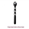 Triple Blade Manual Men's Shaver Head - Traditional 3-Layer Razor Head