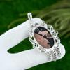 Mothers day Deal 925 Silver Rhodonite Gemstone New Heart Chakra Pendant Jewelry