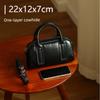 [Clearance Special Offer] First Layer Cowhide Women Bag Genuine Leather Bag Skeleton-Skin