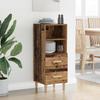 Sideboard Reclaimed Wood 34 X 34.5 X 90 Cm Engineered Wood