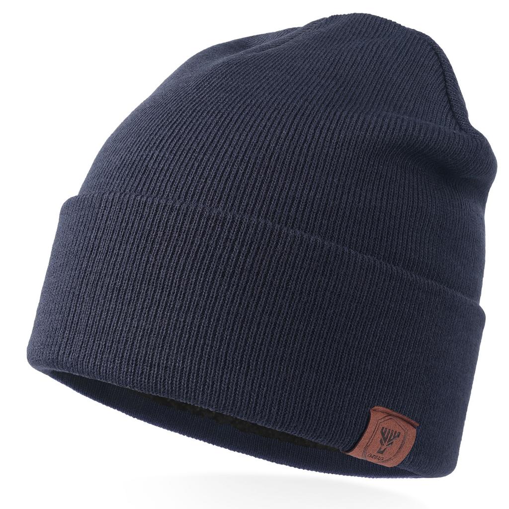 Knitted Hat Men and Women Outdoor Cycling Ski Windproof Wool Hat European and American Autumn and Winter Plus Velvet Warm Hat