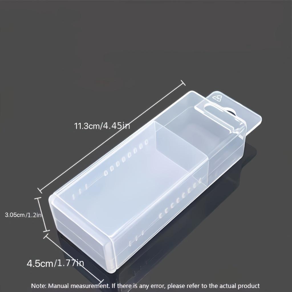 1pc Rectangular Expandable Tool Storage Box for Drill Bits, Earrings, Necklaces, Small Handmade Parts