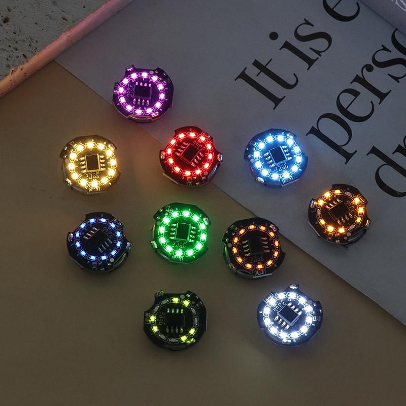 Magnetic Control Lamp Magnet Wireless Led Induction Lights + Button Battery + Magnet Diy Toys Robot Anime Landscape Model