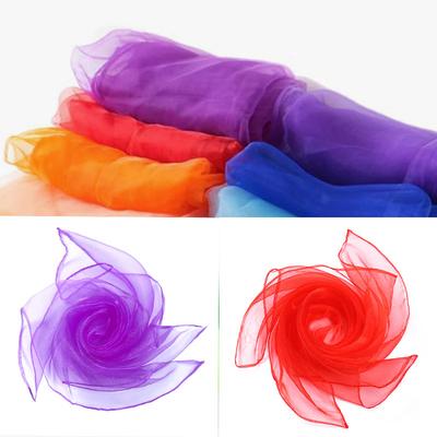 Set da 10 Sciarpe da Danza Varie in Morbido Tessuto di Chiffon Fluido per Attività sul Palco e Allenamento Design Facilmente Pieghevole
