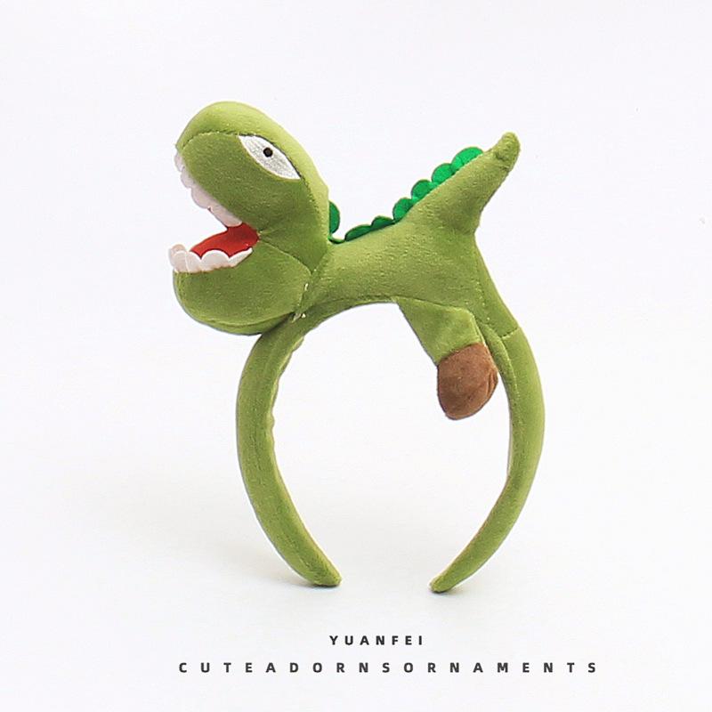 Cute Dinosaur & Shark Headband for Face Washing, Photos, and Performances - Perfect for Adults & Kids