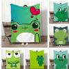 Cute Stuff Frog Throw Lightweight 240g Flannel Blanket Soft Skin-friendly for Summer Cooling
