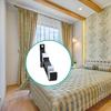 Heavy-Duty Double Curtain Rod Brackets, 2-Pack Aluminum Alloy Wall Mount Holders for Layered Drapes - Easy Installation