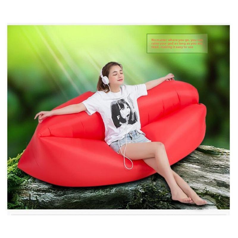 Outdoor Portable Beach Folding Single Person Air Sofa Air Cushion