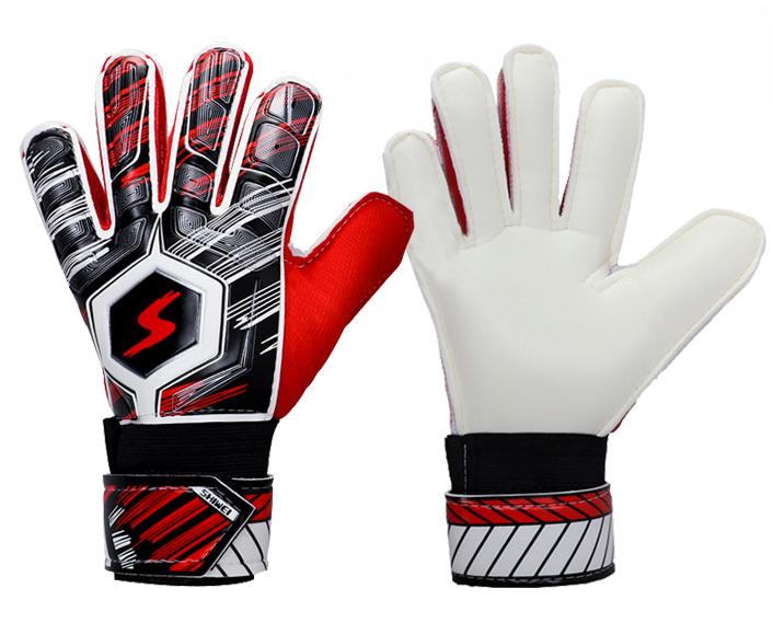 Goalkeeper Gloves with Fingertips Adult Children Goalkeeper Gloves Thick Latex Slippery Football Training S