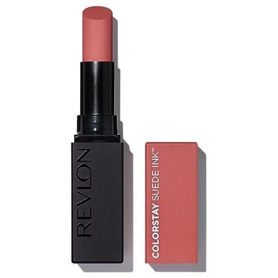 Revlon ColorStay Suede Ink Lipstick 005 Girl Smoky Rose Type (Warm ToneCool Tone) Long-lasting Transfer-resistant Soft Matte 2.55g Lip Color