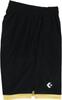 Basketball Shorts Practice Pants CB251859 Black X Gold [Converse] (with Pockets)