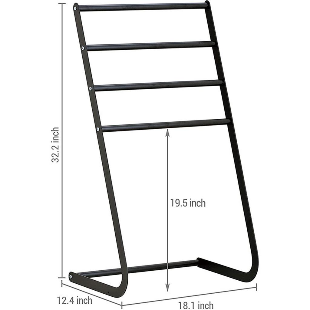Standhandtuchhalter 4-stöckig für Decken neben Badewanne oder Dusche Handtuchständer Pool-Handtuchhalter Außenbereich