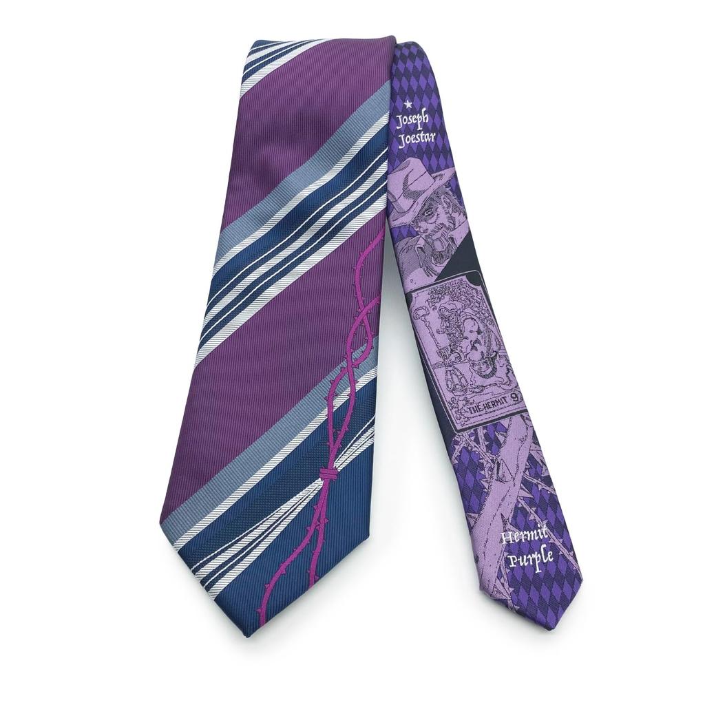 Florence Spec JoJo's Bizarre Adventure Part 3 Tie Joseph JJN000005-004 Purple 1 Standard