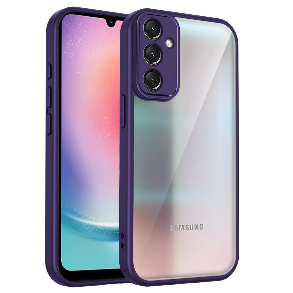 For Samsung Galaxy A24 Case Galaxy A24 4G Phone Case Galaxy A24 4G Cover Air Cushion Silicon Bumper Clear Matte Back Cover Hard