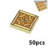 Bricks Smooth 2x2 Floor Printed Tile Assembled Building Blocks Decoration Ceramic Tile MOC City House Construction Toys