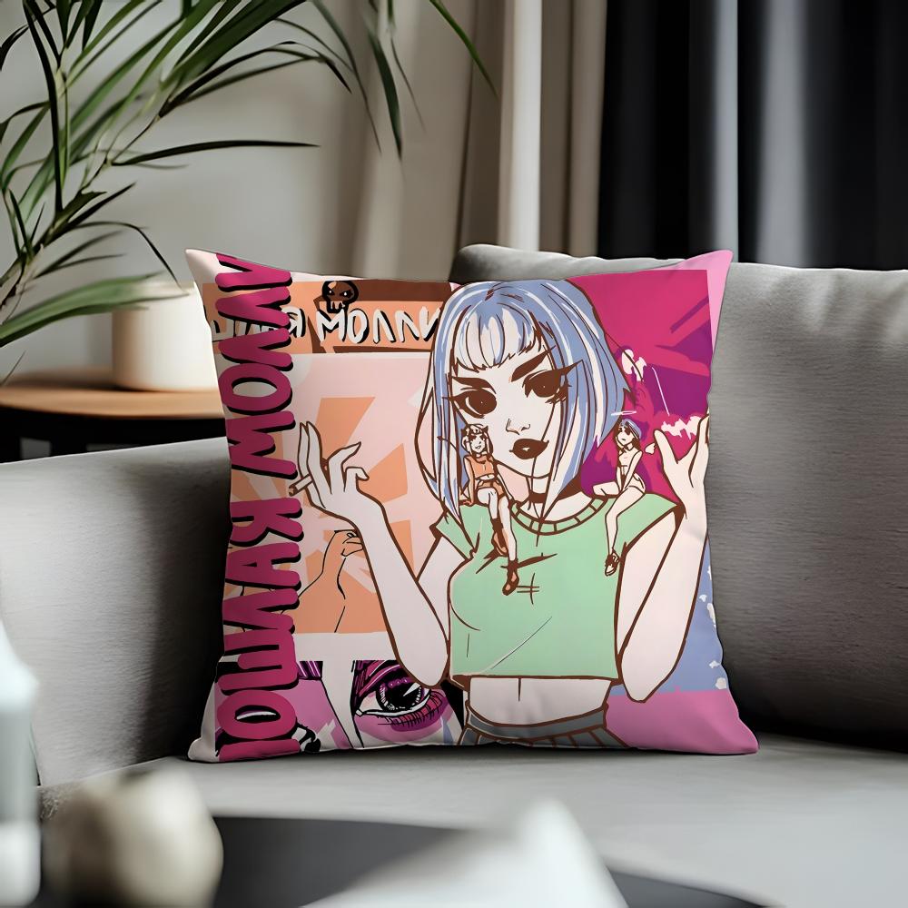 Trending Pposhlaya Mollyful Cushion Cover Antidustmite Pillowcase Invisible Zipper Silky Short Plush Sofa Cushion Cover