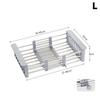 Kitchen Dish Drying Rack Stainless Steel Adjustable Drainer Rack Fruits Vegetable Kitchen Organizer Sink Cleaning Basket Tool