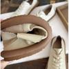 Fashion PU leather shoes for women, small white, comfortable big toe shoes, cute, 2024 spring new style