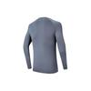Anta Training Series Color Block Letter Round Neck Pullover Long Sleeve Fitness Shirt Men tops Coal-Gray 152457401-3