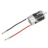 550 Brush Motor 20000 RPM Large Torsion Two Way Bearing Silver 15T Brush Motor for 110 Climbing Car