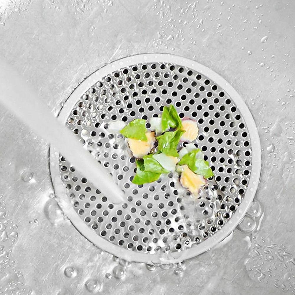 

Stainless Steel Sink Strainer Anti-clogging Hair Catcher Drain Filter Shower Drain Cover Bathtub