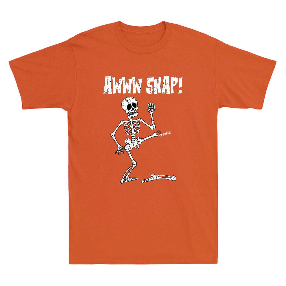 Broken Bone Foot Skeleton Surgery Funny Skeleton Graphic Novelty Men T-shirt L