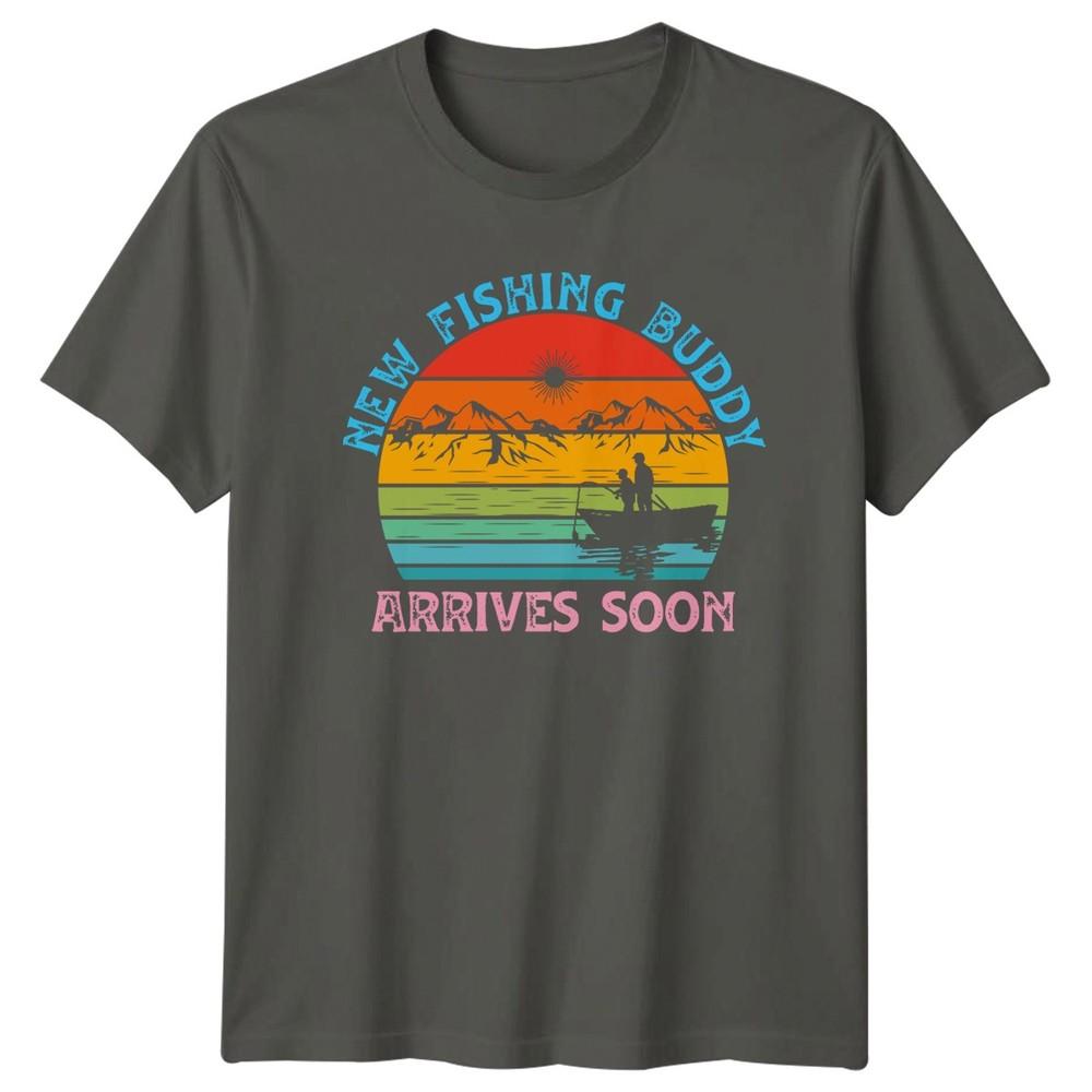 New Fishing Buddy Arrives Soon Unisexs TShirt Pregnancy AnnounceUnisext Fishing Gift S