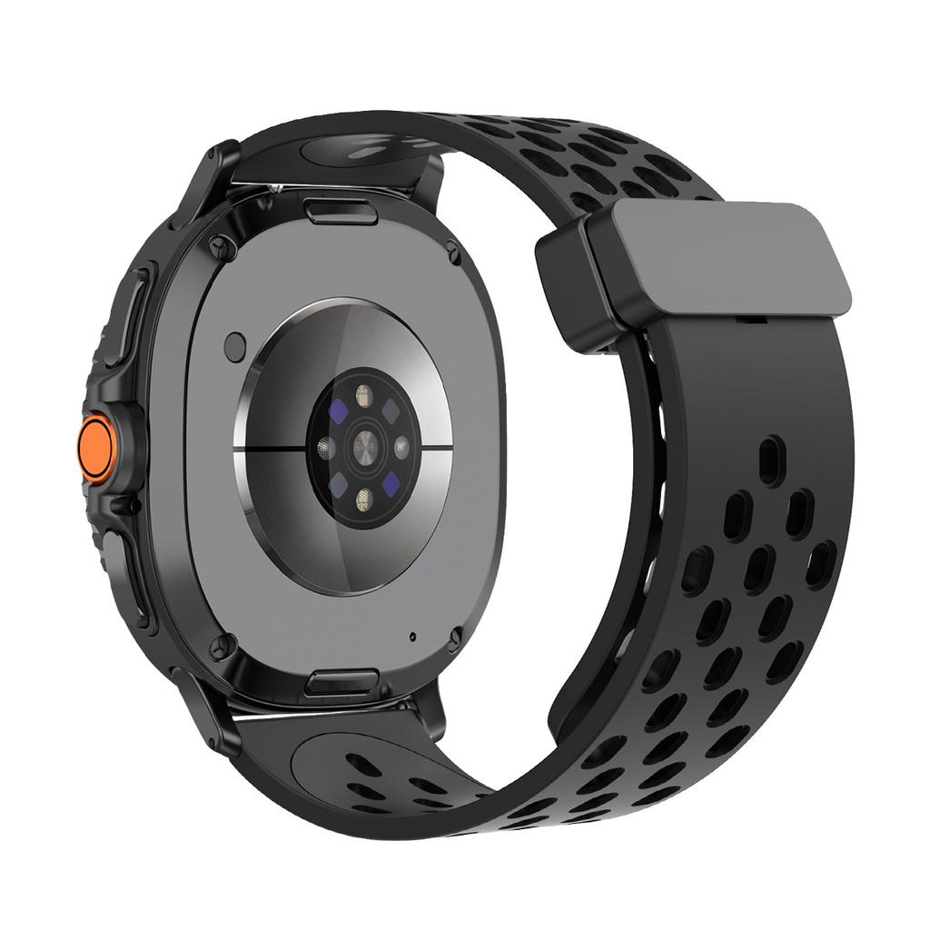 Magnetický řemínek pro Samsung Galaxy Watch 8 Classic 46mm Silikonový Sportovní Prodyšný Correa Náramek Galaxy Watch 8 44mm 40mm Řemínek