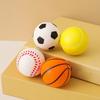 6Pcs Mini Sports Stress Ball Anxiety Relief Small Foam Football Baseball Basketball Tennis Soccer Kids Elastic Ball Fidget Sensory Toy