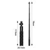 aMagisn 1/4’’ Selfie Stick Ball Head / Aluminum / Carbon Fiber Extendable Telescopic Pole for Gopro DJI Insta360 X4 X3 Ace Pro 2 7