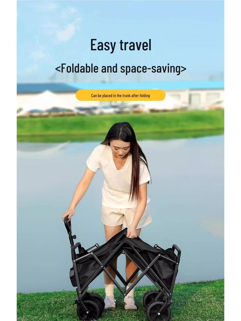 Multifunctional Off-Road Folding Camping Cart for Kids