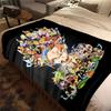 1pz Coperta in Flanella con Stampa Dragon Ball Super, Alta Qualità per Tutte le Stagioni, Decorazione per la Casa, Calore e Comfort, Perfetta per Regali di Natale