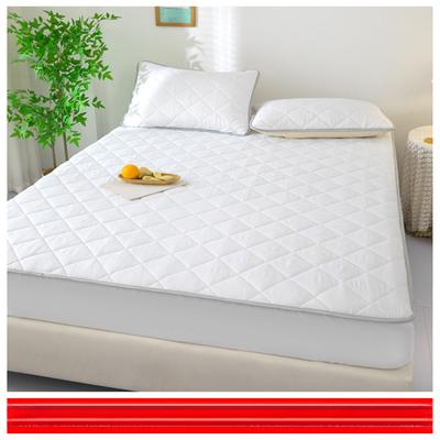 Machine Washable Single Thickened Bed Cover Quilted Mattress Protector