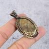 Wild Horse Jasper Handmade Gemstone Pendant, 999 Copper Wire Wrapped Pendant Antique Jewelry, For Engagement Gift